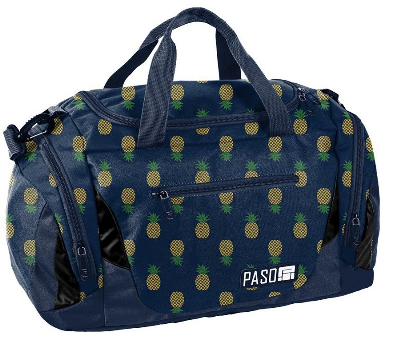 

Женская спортивная сумка синяя с ананасами 27L Paso supersumka (TР012PPMA19-019)