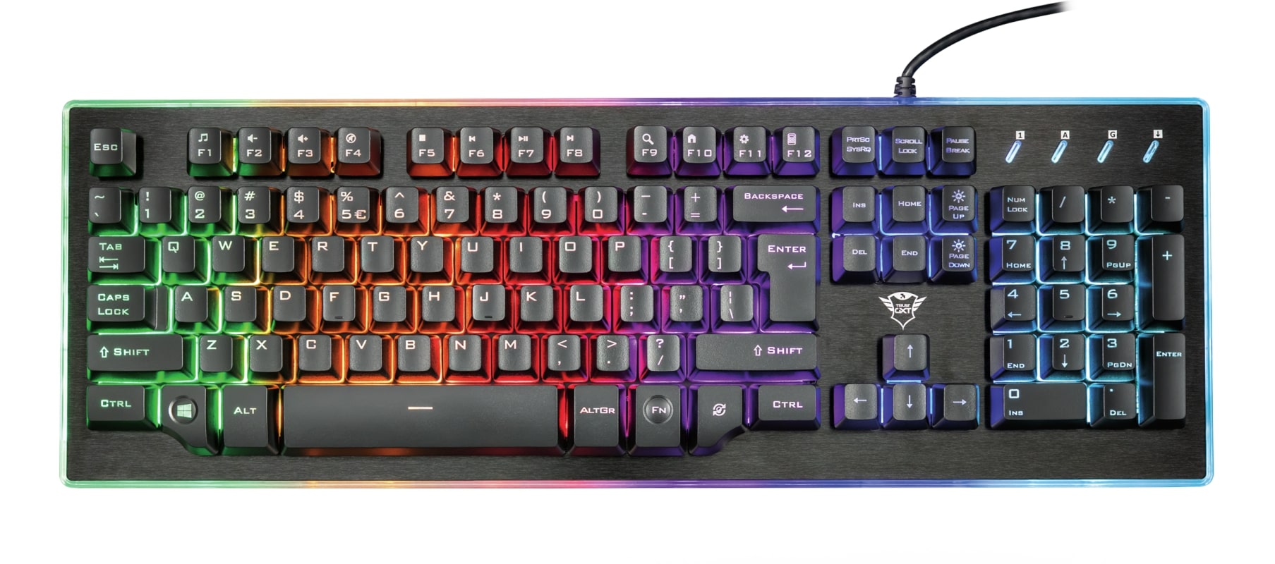 

Клавіатура Trust GXT 860 Thura Semi-mechanical Black
