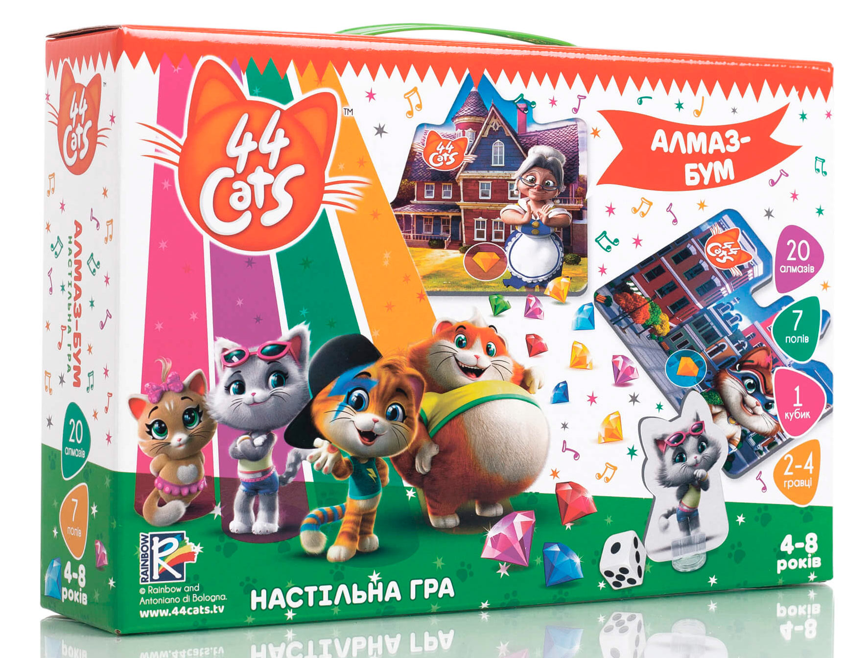 

Игра настольная 44 Коты Алмаз-Бум (рус) Vladi Toys (VT8055-07)