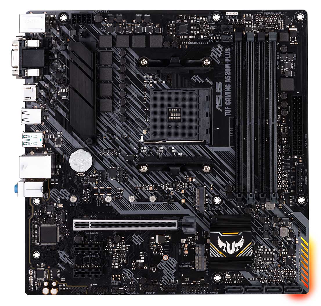 

Материнская плата Asus TUF Gaming A520M-Plus (sAM4, AMD A520, PCI-Ex16)