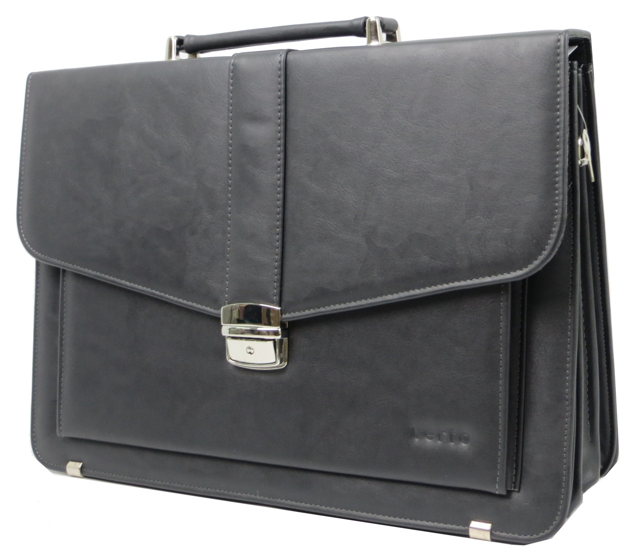 

Портфель деловой из эко кожи Verto серый supersumka (TР012A13A1 grey)