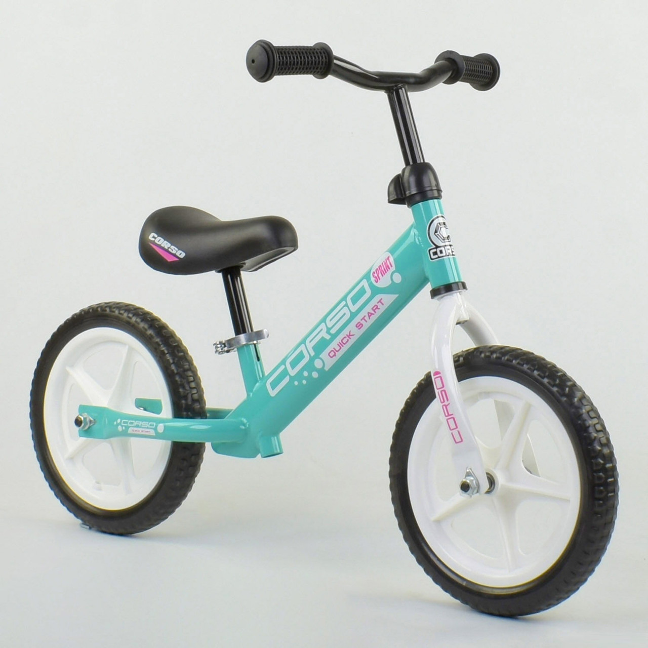 

Беговел Corso 17008 с колесами EVA 12" Голубой (536397)
