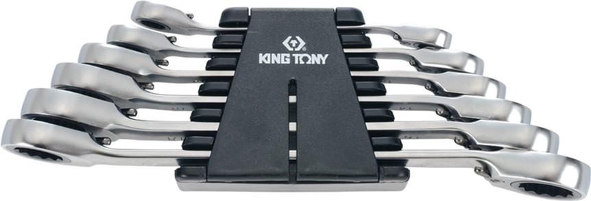 

Набір ключів KING TONY з тріскачкою 6 од