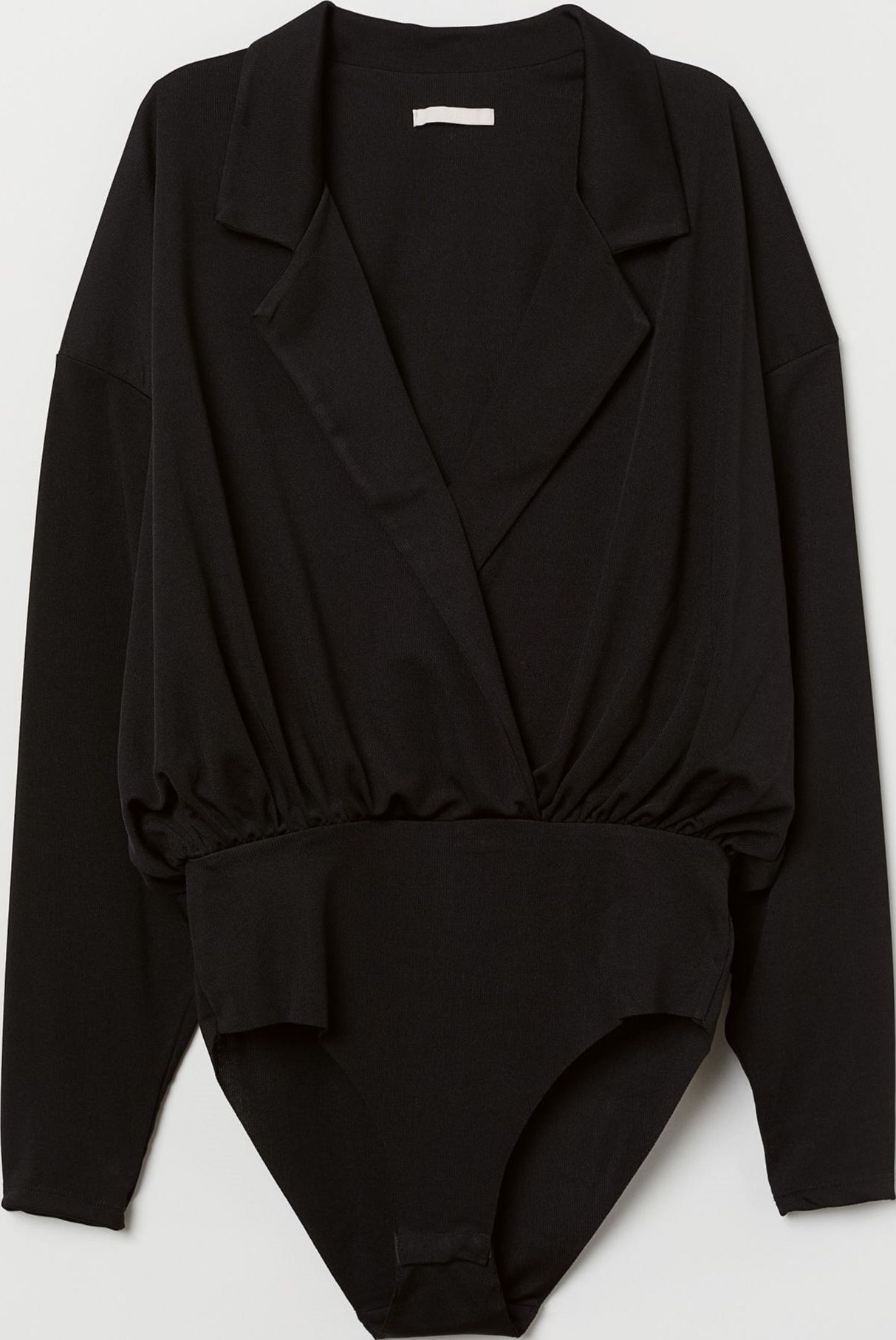 

Боди-блузка H&M 71734187 36 Черная