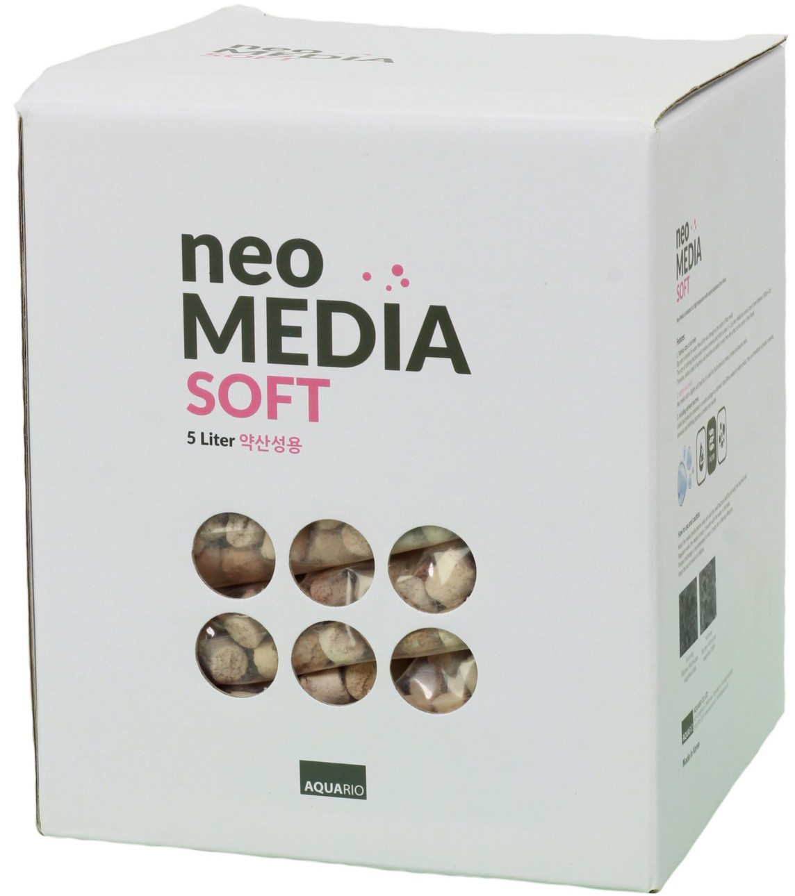 

Наполнитель для биологической фильтрации Aquario Neo Media Soft 5 л (neomedia-s5)