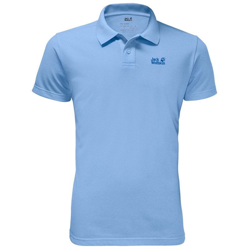 

Поло Pique Polo Men Jack Wolfskin 1804652-1261 L Голубой