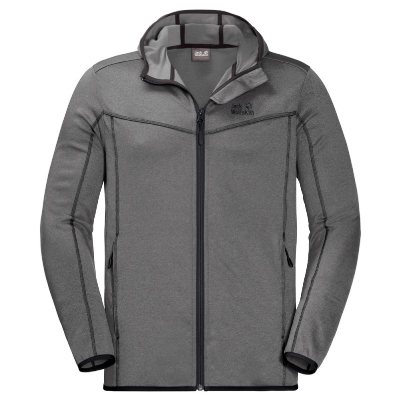 

Флис SUTHERLAND HOODED JKT MEN Jack Wolfskin 1706611-6011 XXL Серый