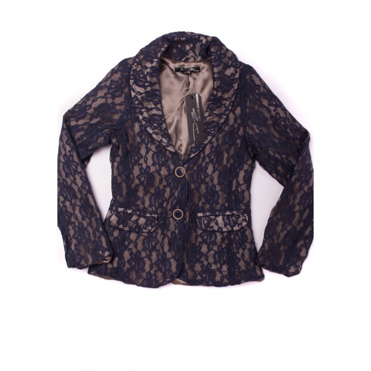 

Пиджак атласный D-Zine Jeans 3213501 164-170 Бежевый с синим (11970)