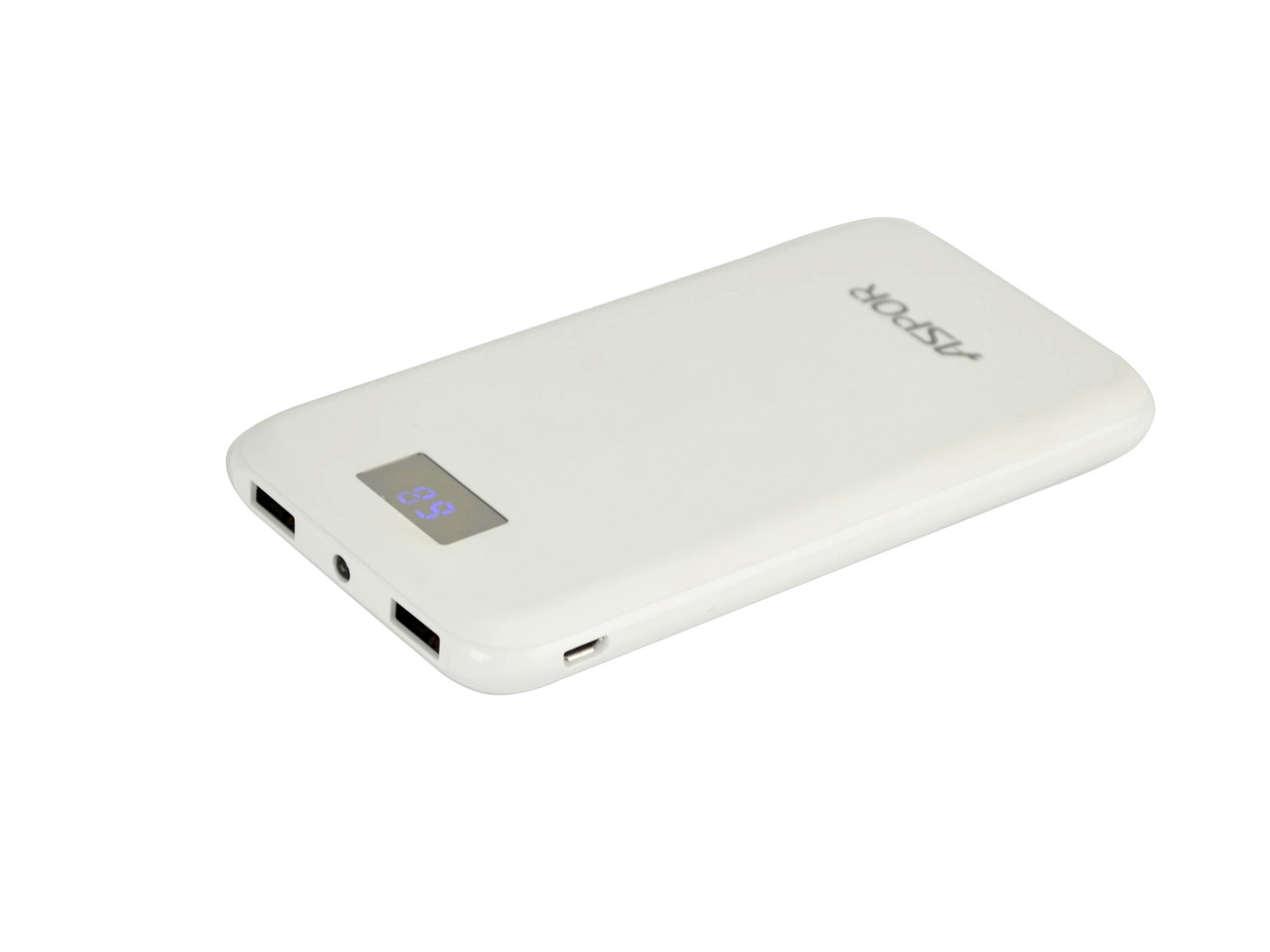 

Powerbank Aspor A386 Soft Touch, 12 000mAh- белый