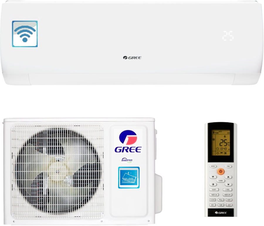 

Кондиционер GREE GWH09AFC-K6DNA1A (MUSE INVERTER) Wi-Fi