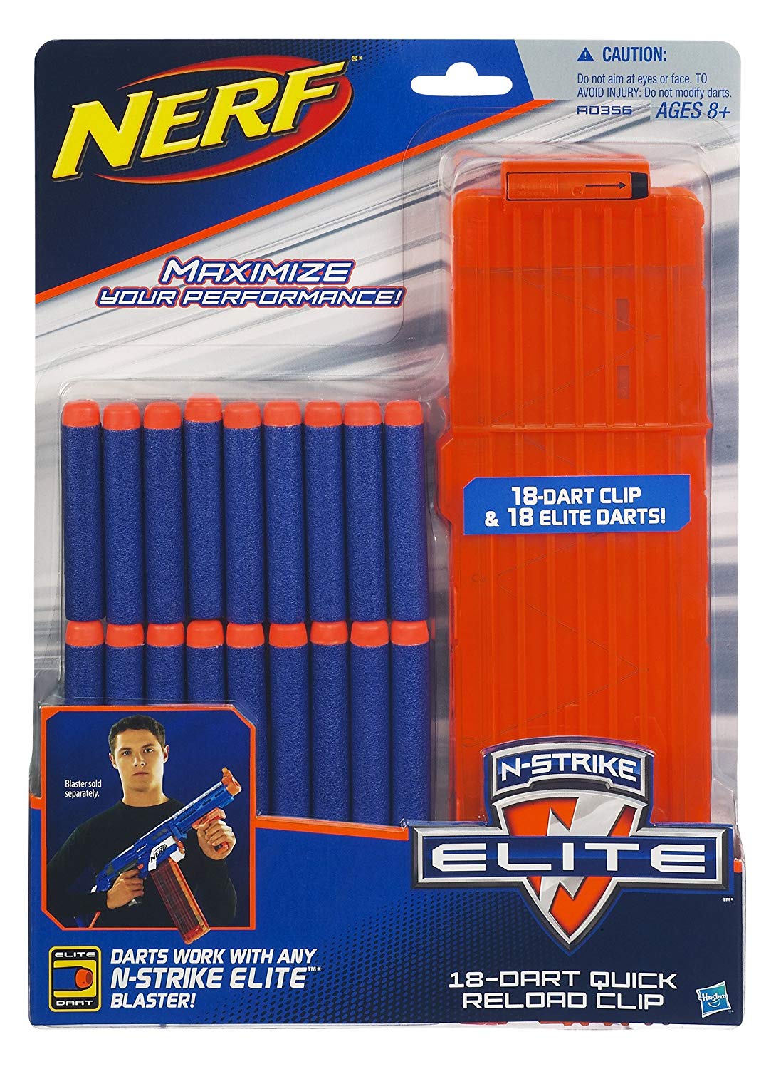 

Универсальный магазин для бластера Нерф на 18 патронов Nerf N-Strike Elite Series 18-Dart Quick Reload Clip