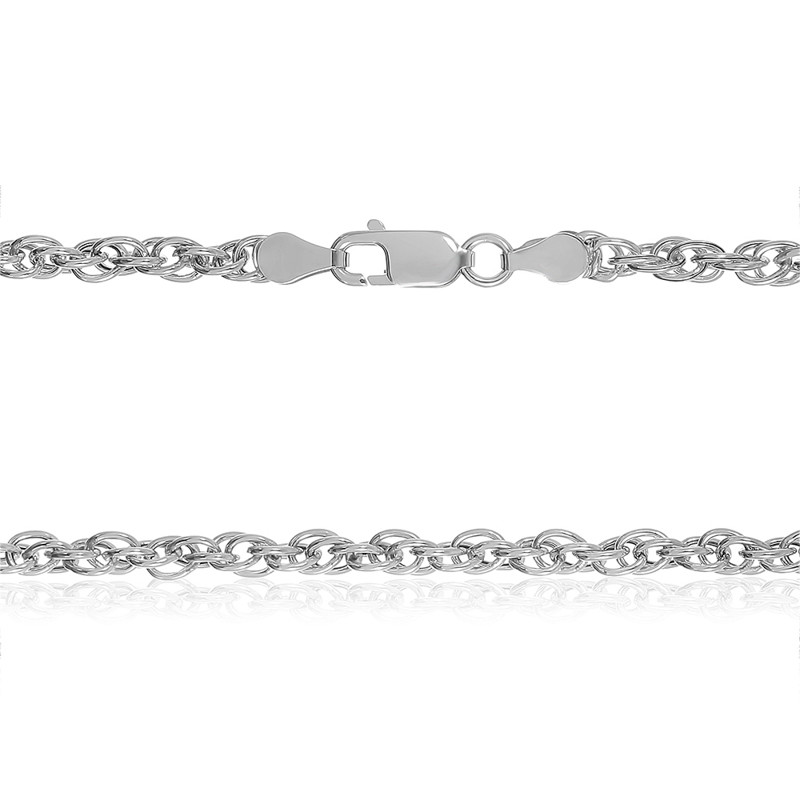 

Серебряная цепь Silvex925 родированная - 803Р 7/50, женская