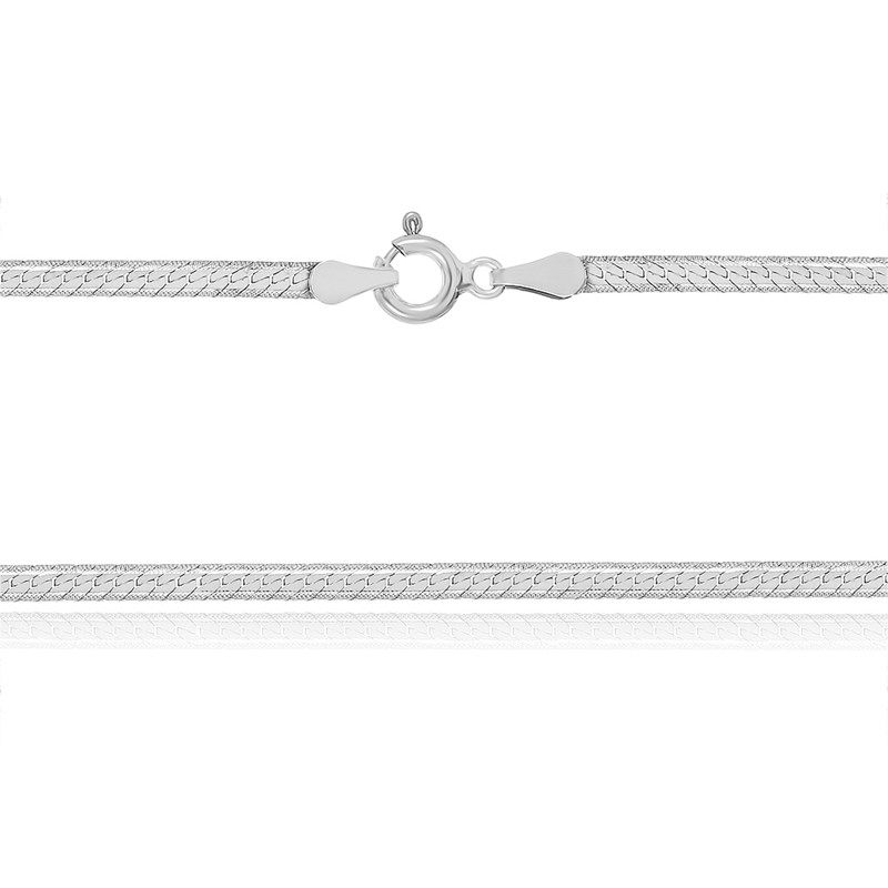 

Серебряная цепь Silvex925 родированная - 825Р 3/50, женская
