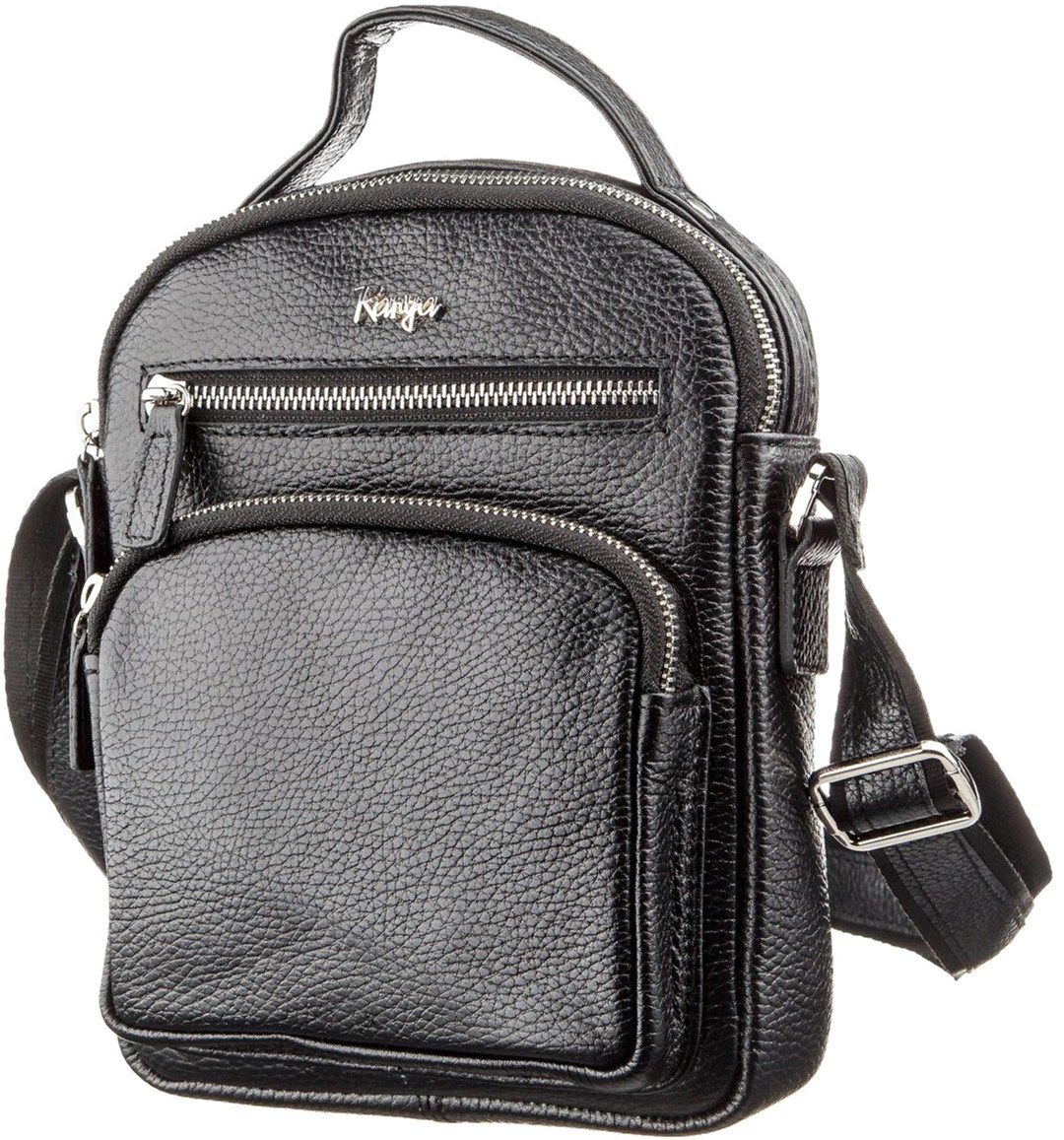 

Мужская сумка KARYA leather-17387 Черная