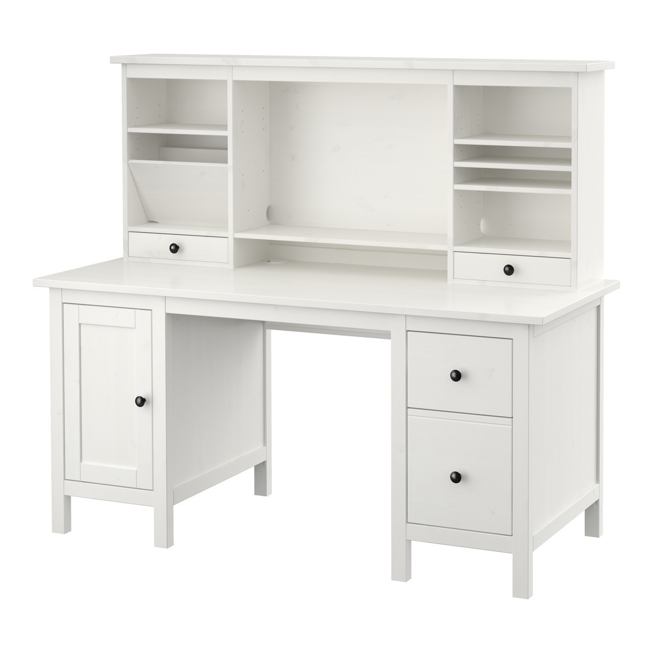 

Письменный стол IKEA HEMNES с полками белый (290.005.04)