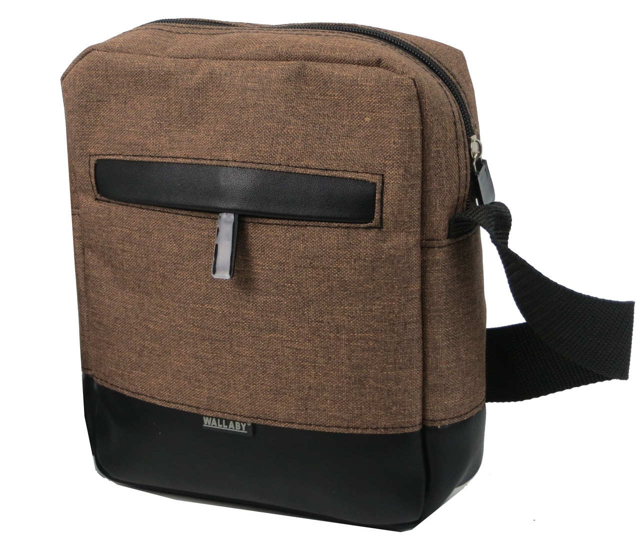 

Мужская сумка через плечо Wallaby коричневая supersumka (TР0122423 brown)