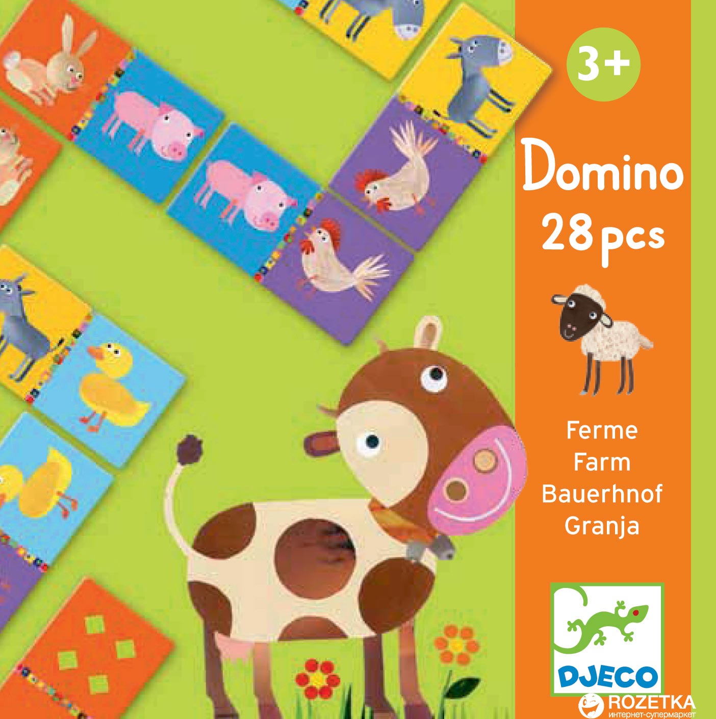 

DJECO Игра детское домино"Ферма" (DJ08158) (3070900081581)