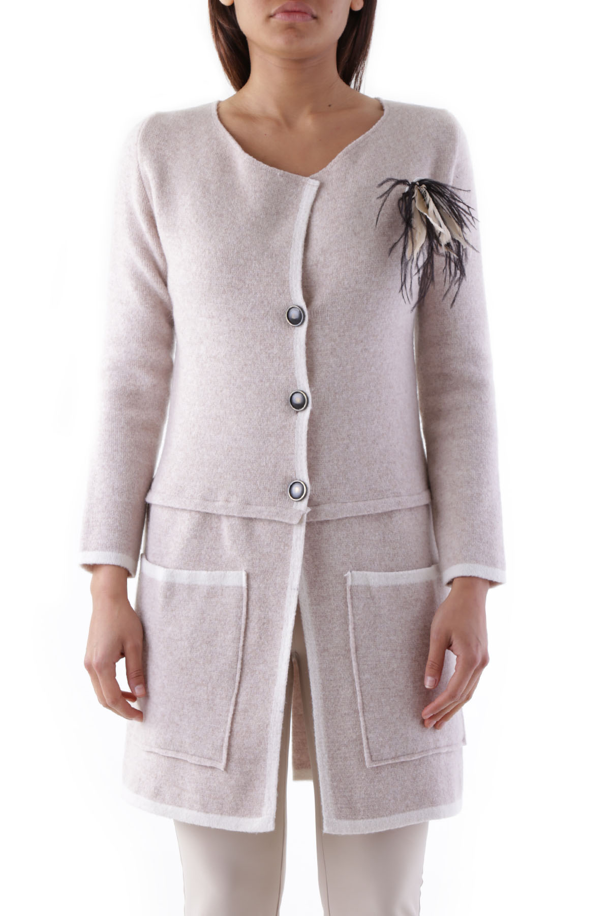 

Кардиган Cristina Gavioli Beige XS бежевый