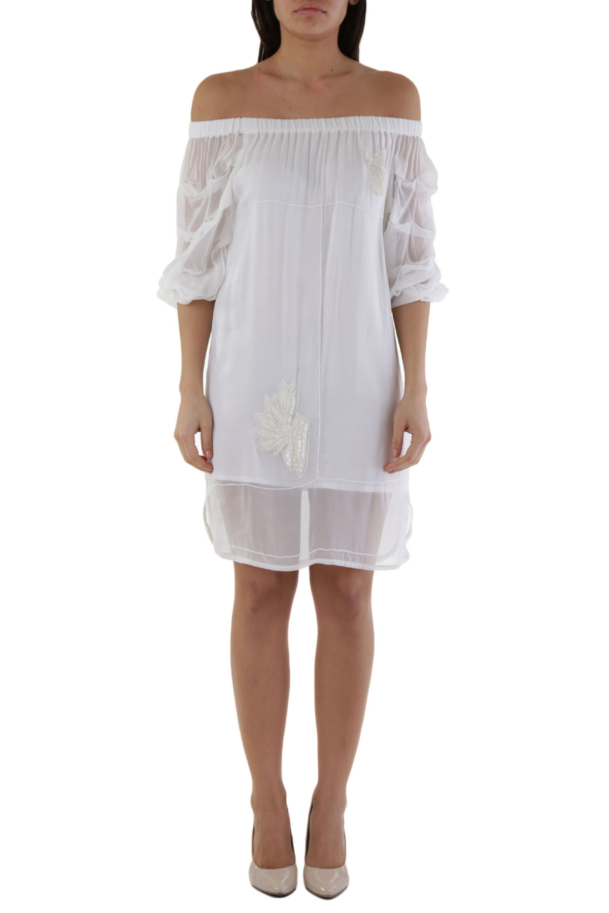 

Платье Cristina Gavioli White  белый, Платье Cristina Gavioli White 46 белый
