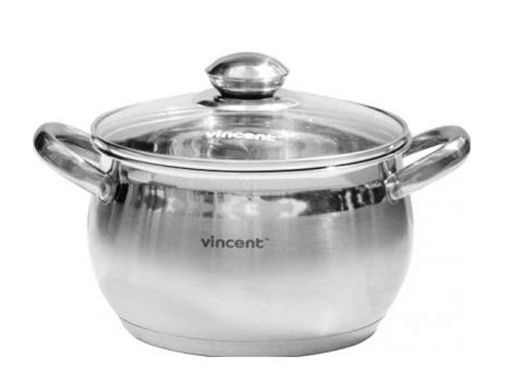 

Кастрюля из нержавеющей стали Vincent 7 литров (VC-3168-24)