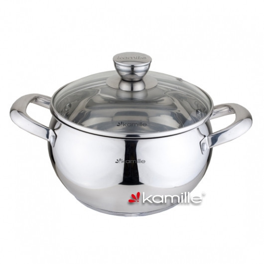 

Кастрюля из нержавеющей стали Kamille 4 литра