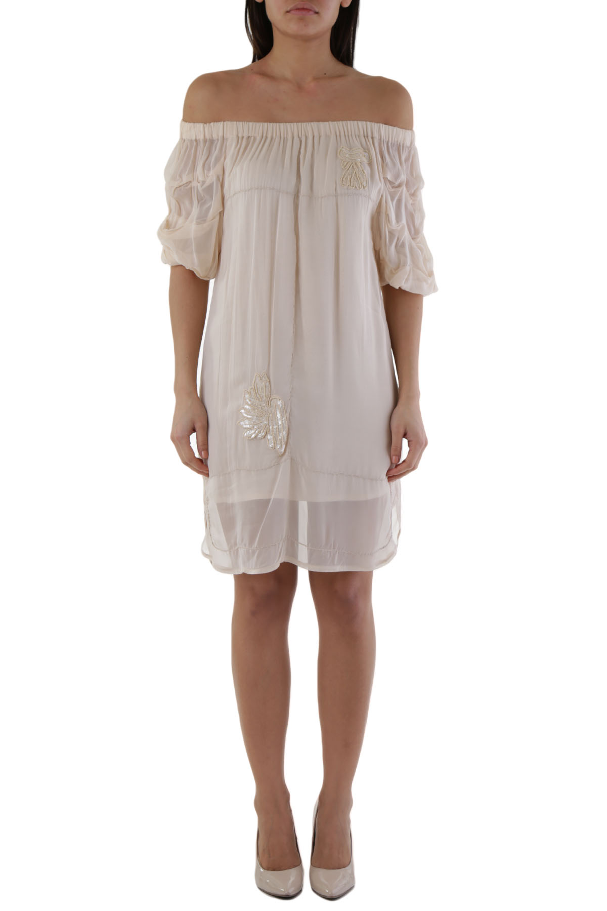 

Платье Cristina Gavioli Beige  бежевый, Платье Cristina Gavioli Beige 46 бежевый