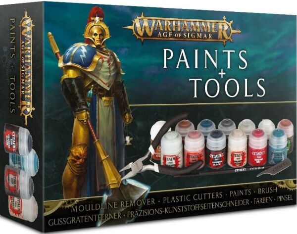

Настольная игра Games Workshop Набор красок Citadel Paints & Tools Set Warhammer Age of Sigmar (99170299015)