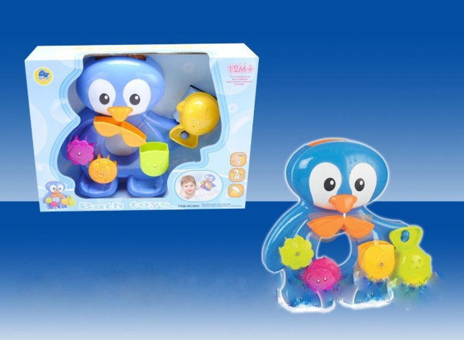 

Набор для ванной детский "Пингвин с водопадом" Bath Toys 8804