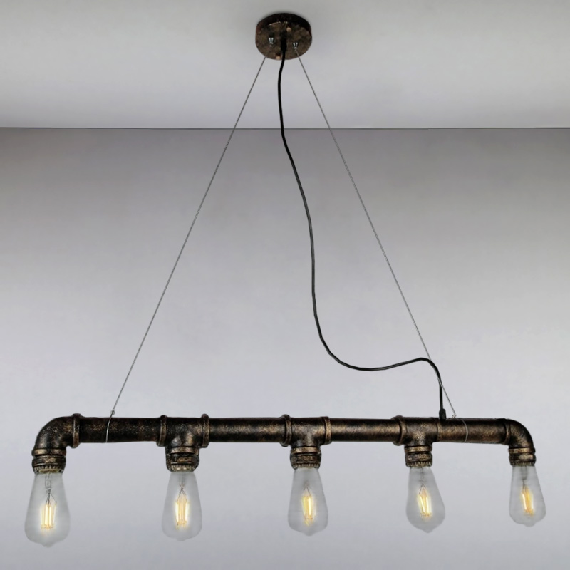 

Люстра лофт подвесная Light House LS-15167-5 бронза