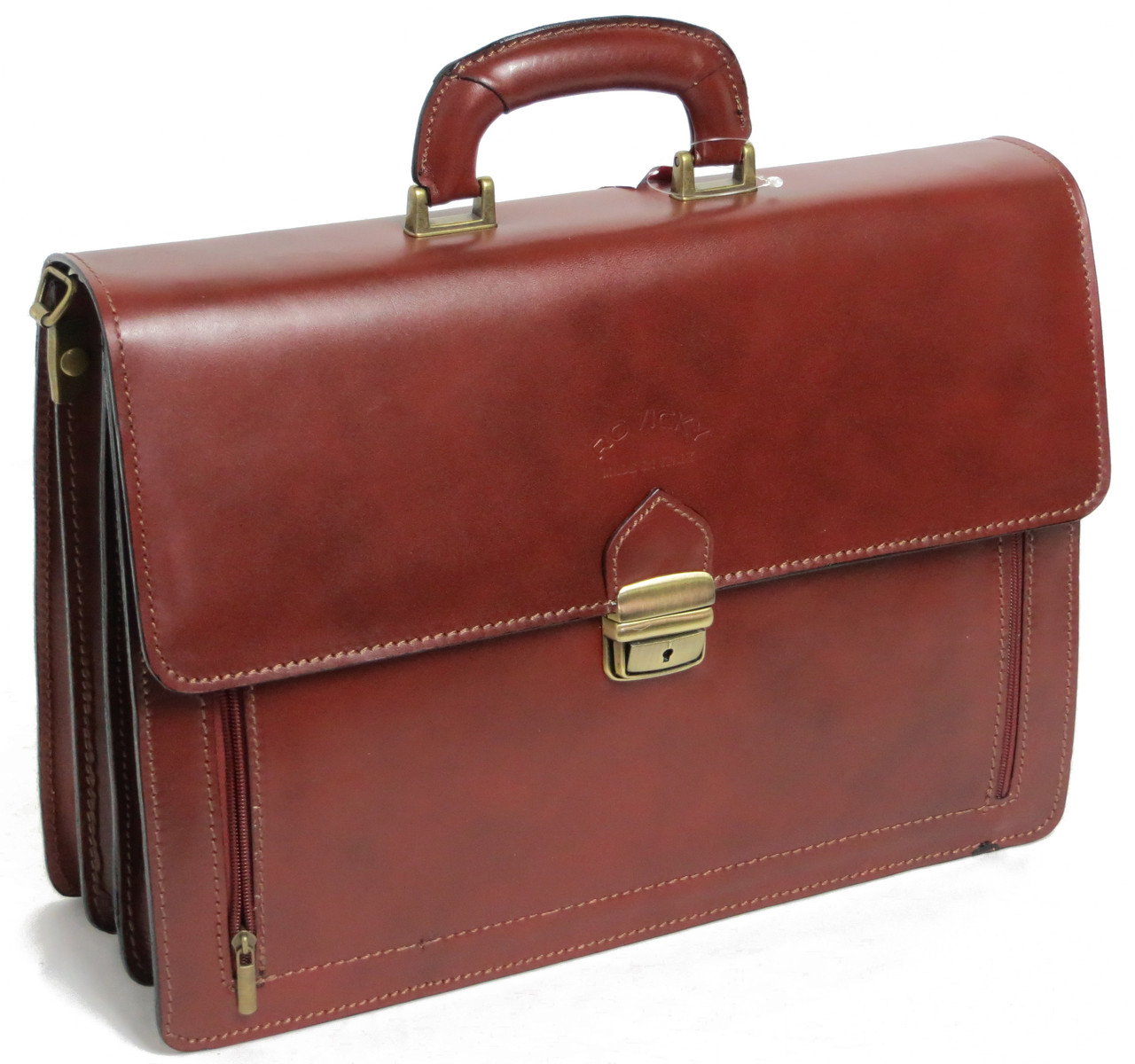 

Деловой портфель из натуральной кожи Rovicky supersumka (TР012AWR-6-1)