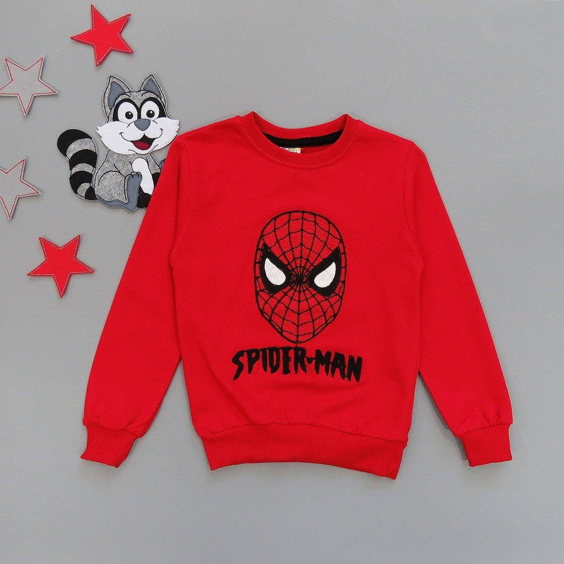 

Свитшот Hacali kids Spiderman для мальчика 86-92 см Красный 17227