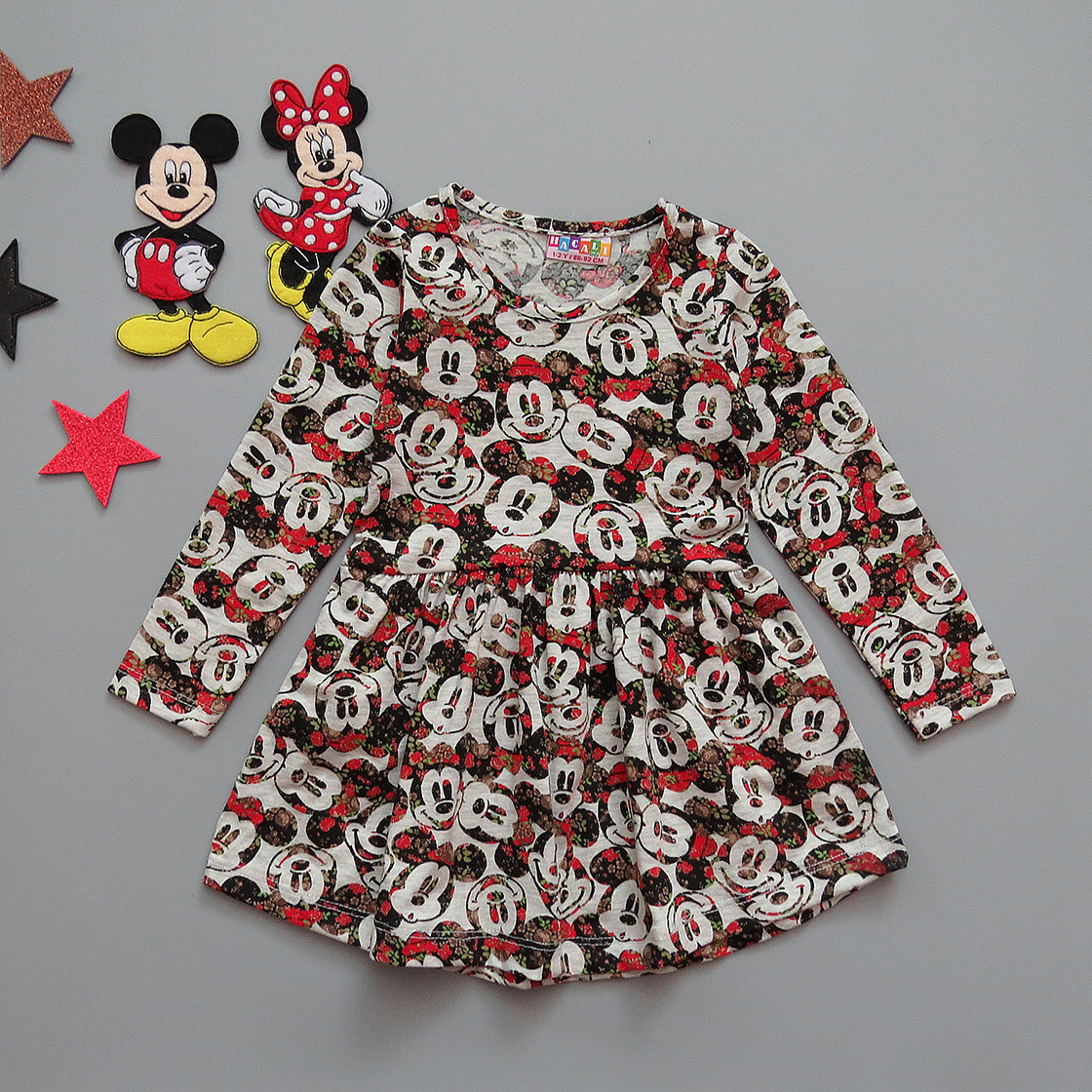 

Платье Hacali kids Minnie Mouse для девочки 86-92 см Светло-серое 17754