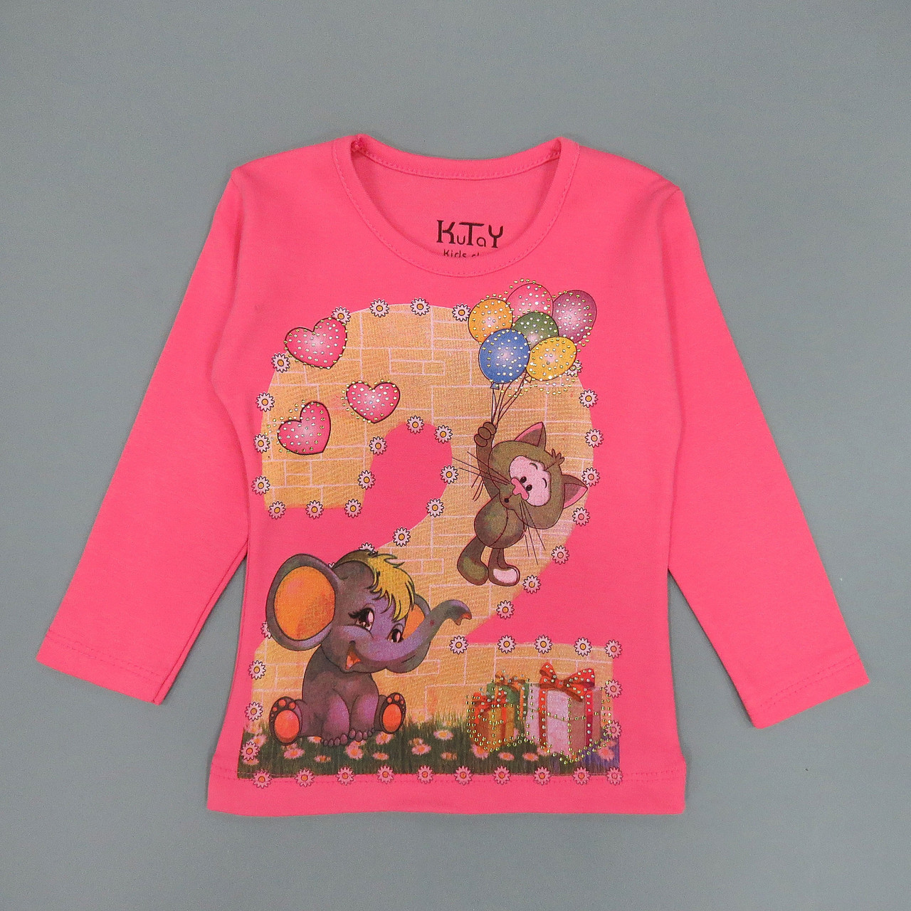 

Лонгслив Kutay kids club для девочки 104 см Розовый 13769
