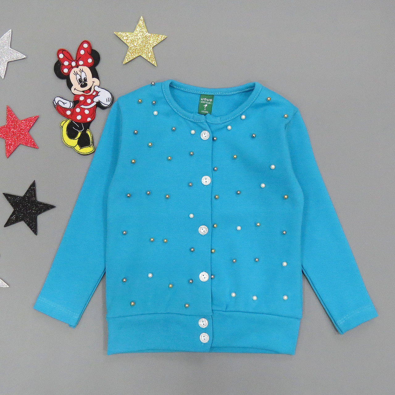 

Кофта Dodo kids для девочки 122-128 см Голубая 15621