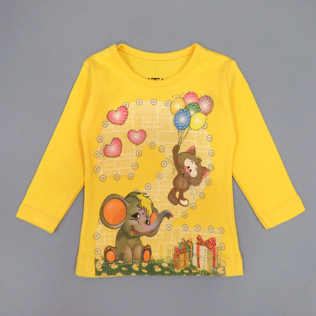 

Лонгслив Kutay kids club для девочки 92 см Желтый 13771