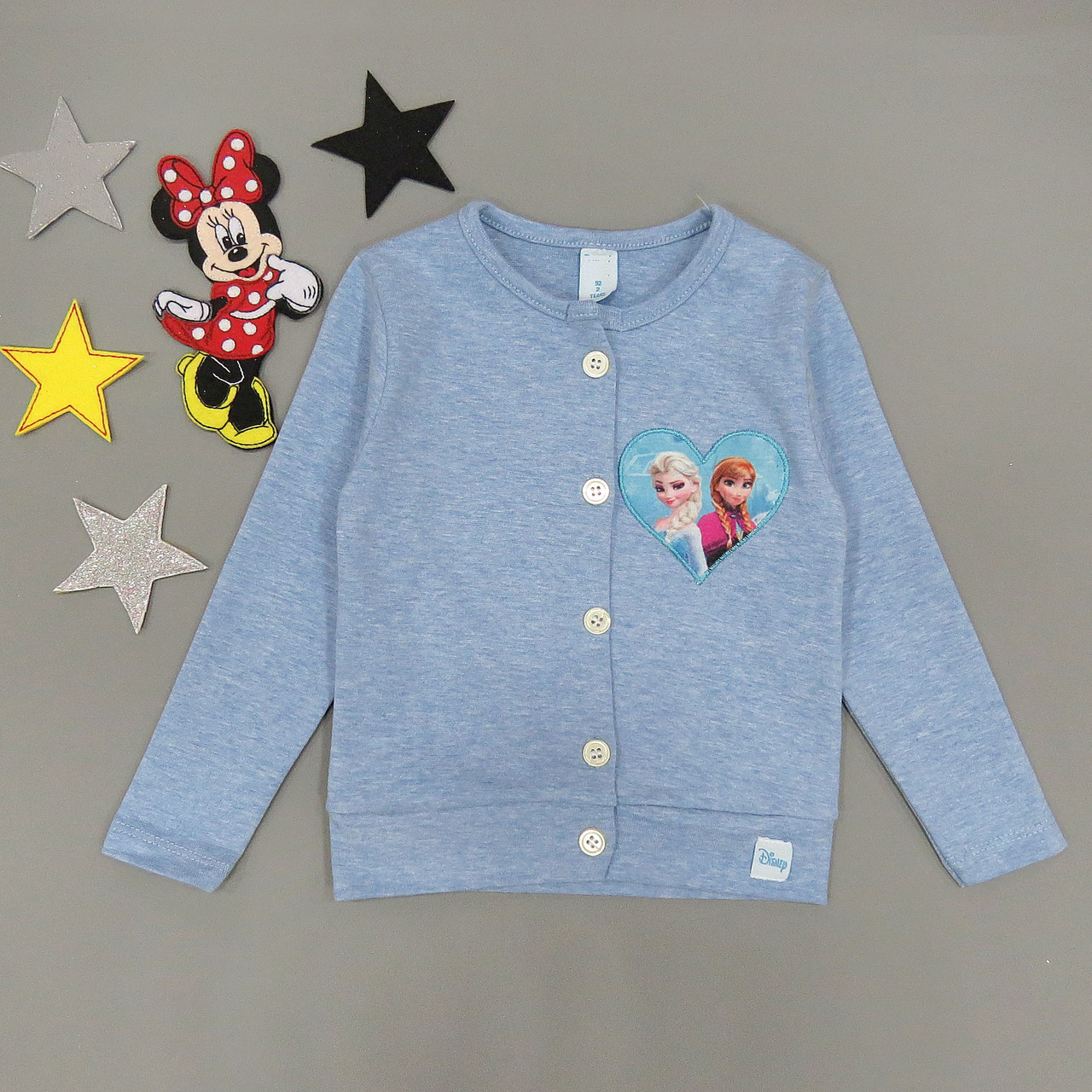 

Кофта Kids collection "Эльза и Анна" для девочки 98 см Синяя 15434