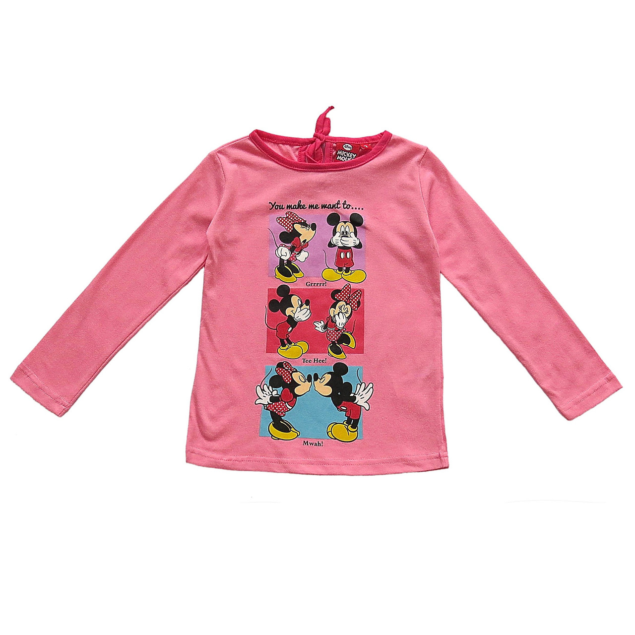 

Лонгслив Minnie&Mickey Mouse Disney для девочки 104 см Розовый 5855