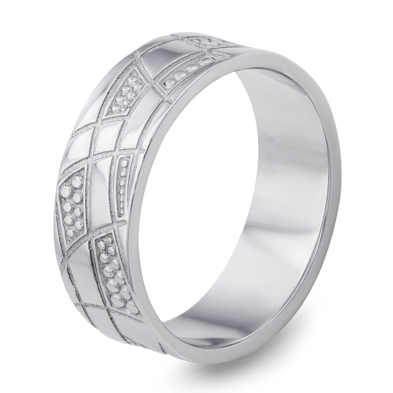 

Кольцо 22.5 мм Серебро 925 7.02 г