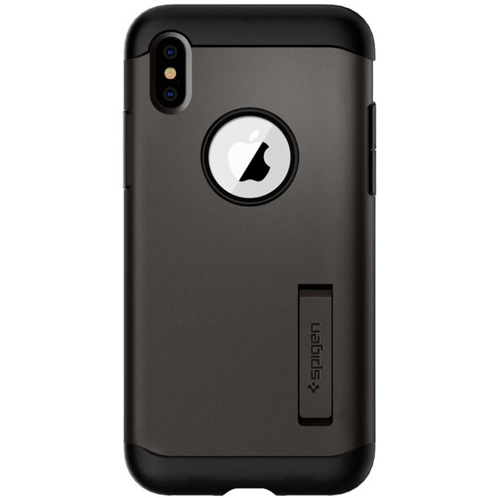 

Чохол до моб. телефона Spigen iPhone XS Slim Armor Gunmetal
