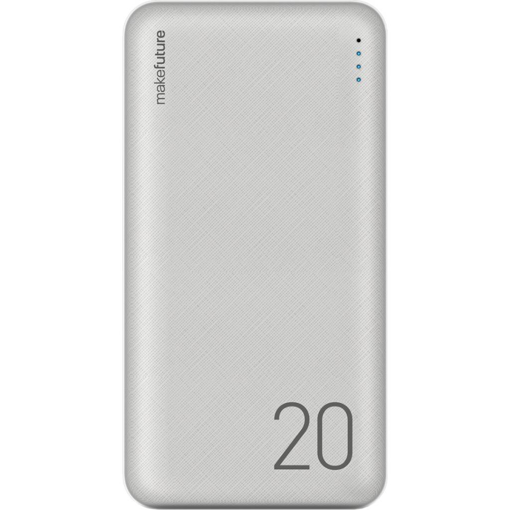 

Батарея універсальна MakeFuture 20000 mAh Li-Pol2*USB White (MPB-201WH)