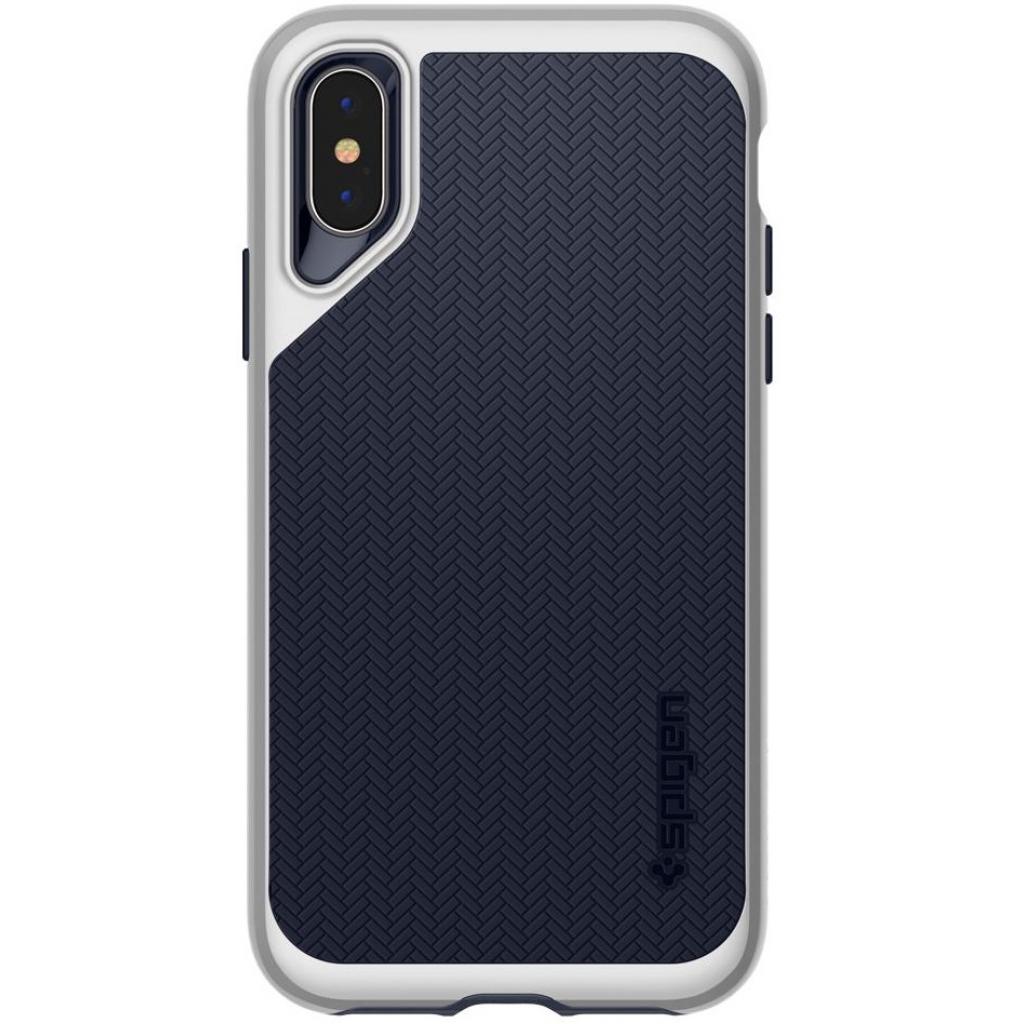 

Чохол до моб. телефона Spigen iPhone XS Neo Hybrid Satin Silver