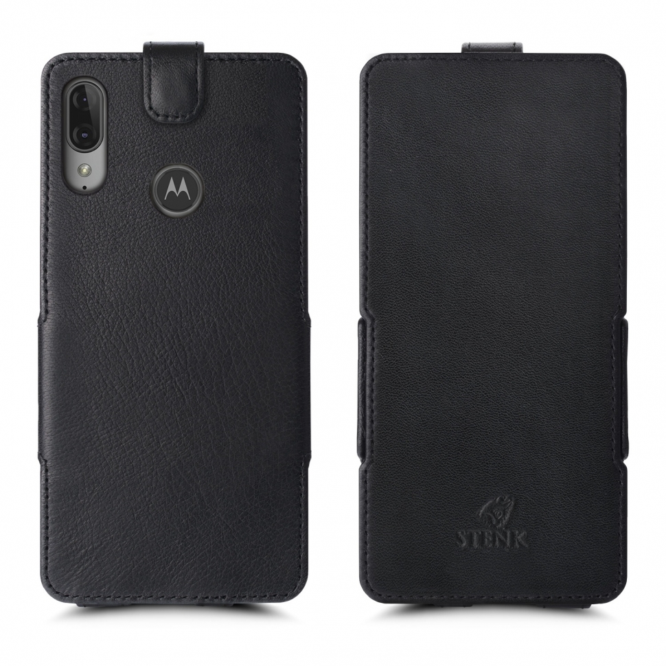 

Чехол флип Stenk Prime для Motorola Moto E6 Plus Чёрный