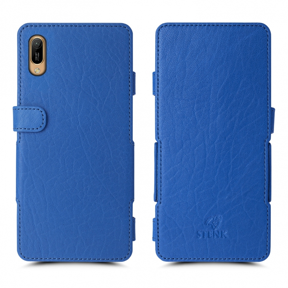 

Чехол книжка Stenk Prime для Huawei Y6 (2019) Ярко-синий