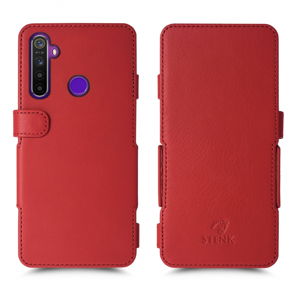 

Чехол книжка Stenk Prime для Realme 5 Красный
