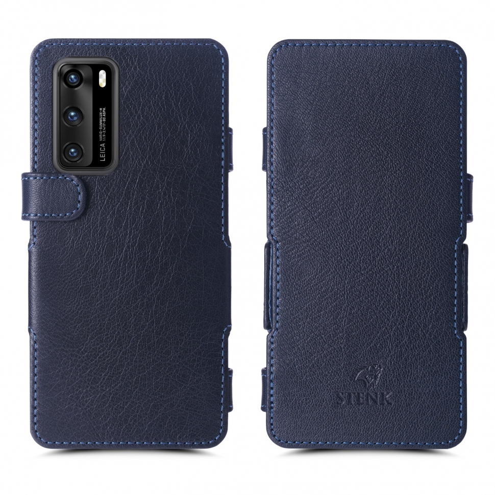 

Чехол книжка Stenk Prime для Huawei P40 Синий