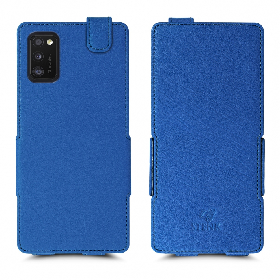 

Чехол флип Stenk Prime для Samsung Galaxy A41 Ярко-синий