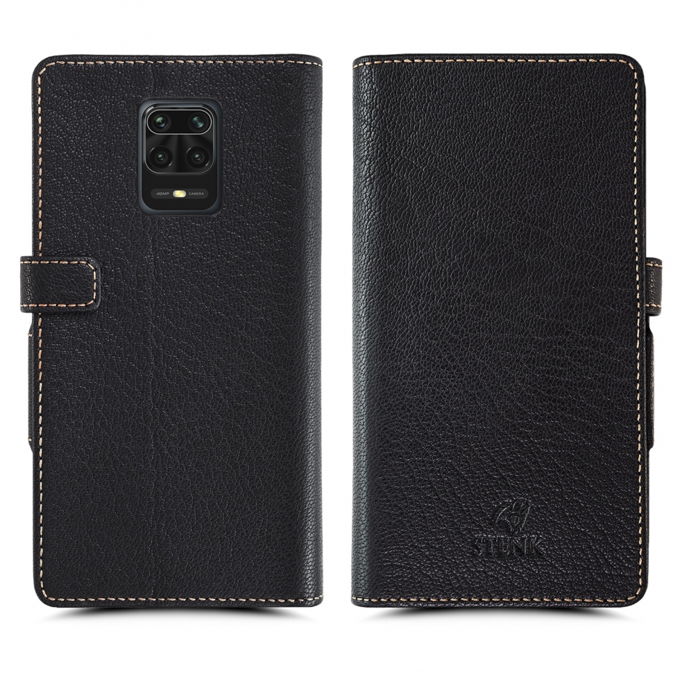 

Чехол книжка Stenk Wallet для Xiaomi Redmi Note 9S Чёрный