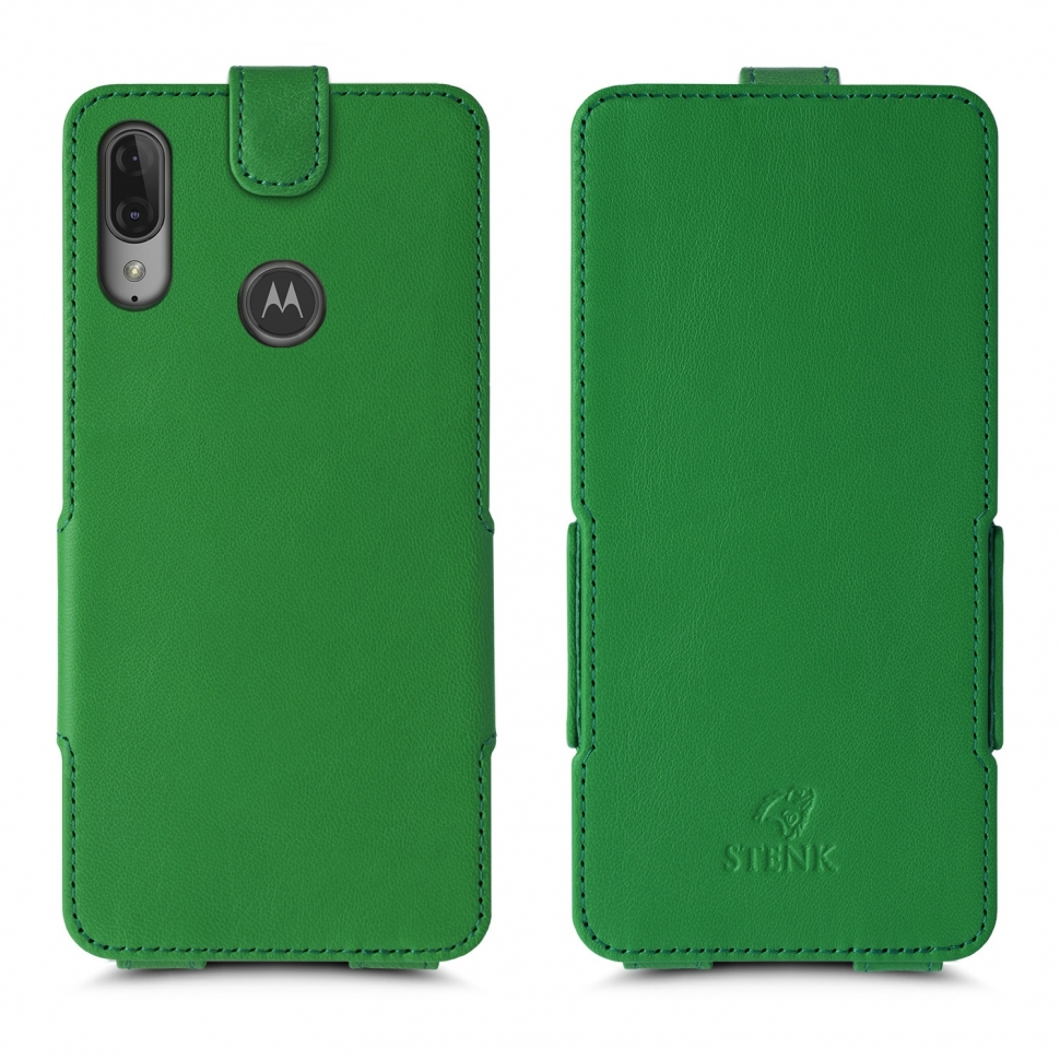 

Чехол флип Stenk Prime для Motorola Moto E6 Plus Зелёный