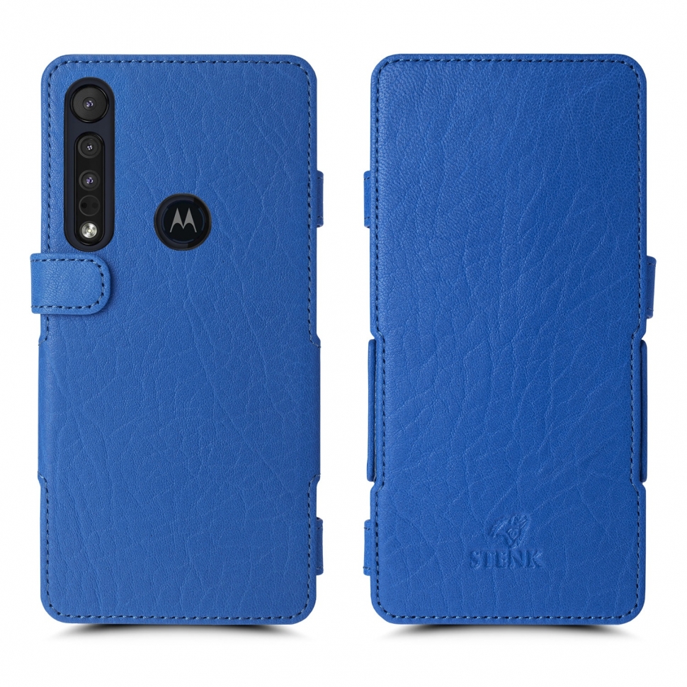 

Чехол книжка Stenk Prime для Motorola One Macro Ярко-синий