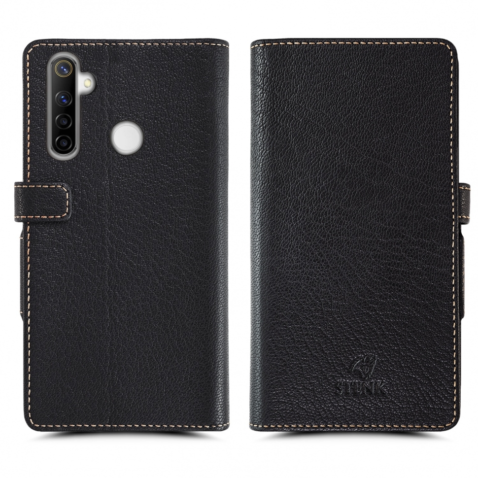 

Чехол книжка Stenk Wallet для Realme 6i Чёрный